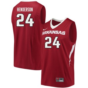Mens Arkansas #24 Ethan Henderson Cardinal Player Jerseys 648482-930