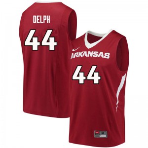 Mens University of Arkansas #44 Marvin Delph Cardinal NCAA Jerseys 958382-800