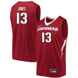 Mens Arkansas #13 Mason Jones Cardinal Official Jerseys 874349-265
