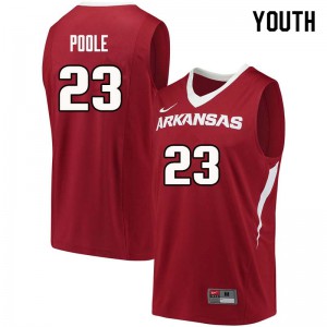 Youth University of Arkansas #23 Ike Poole Cardinal High School Jerseys 508736-450