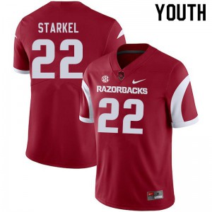 Youth University of Arkansas #22 Trelon Smith Cardinal Player Jerseys 643918-559